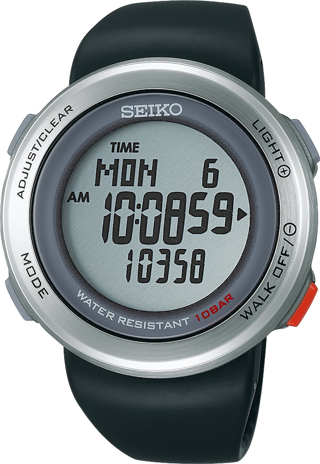 seiko pedometer watch
